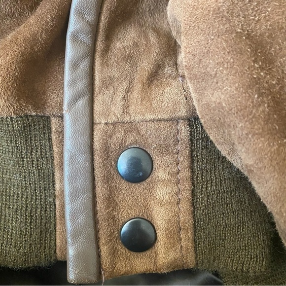 𝅺VALENTINO Uomo - Vintage Suede Bomber Jacket - Picture 12 of 16